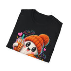 Pumpkin Spice Ghost Halloween T-Shirt | Cute Fall Coffee Lover Tee