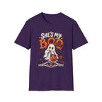 She's My Boo Halloween T-Shirt | Cute Couples Ghost Skeleton Tee