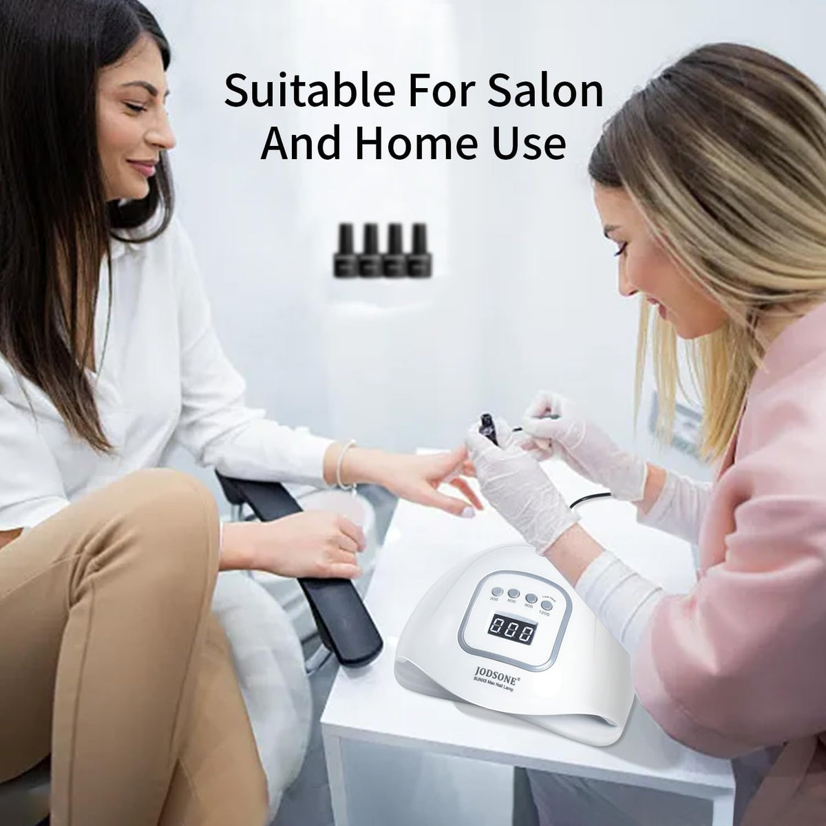 LED UV manicure lamp for curing gel nails