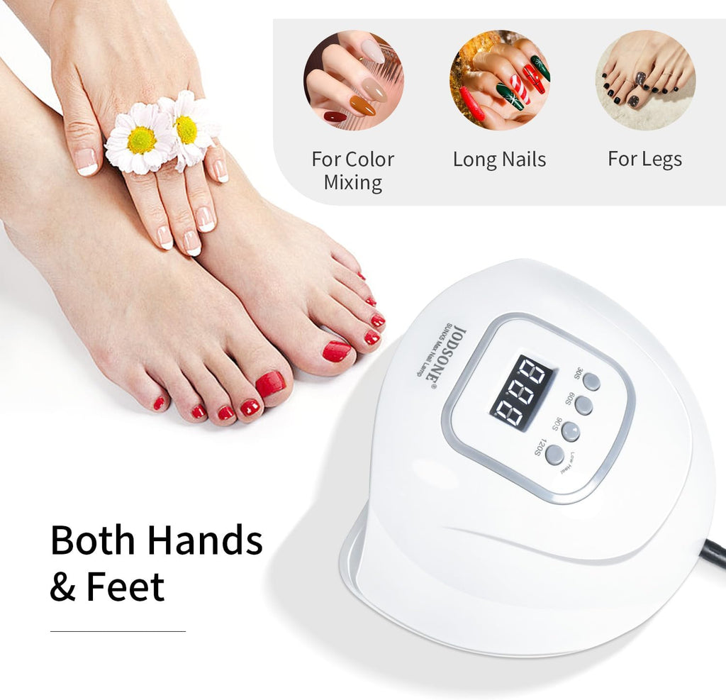 Portable nail lamp for DIY gel manicure
