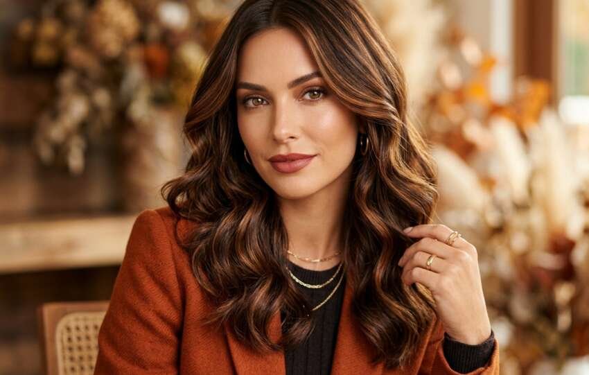fall hair color 2026 ideas including espresso brunette copper auburn and maple blonde