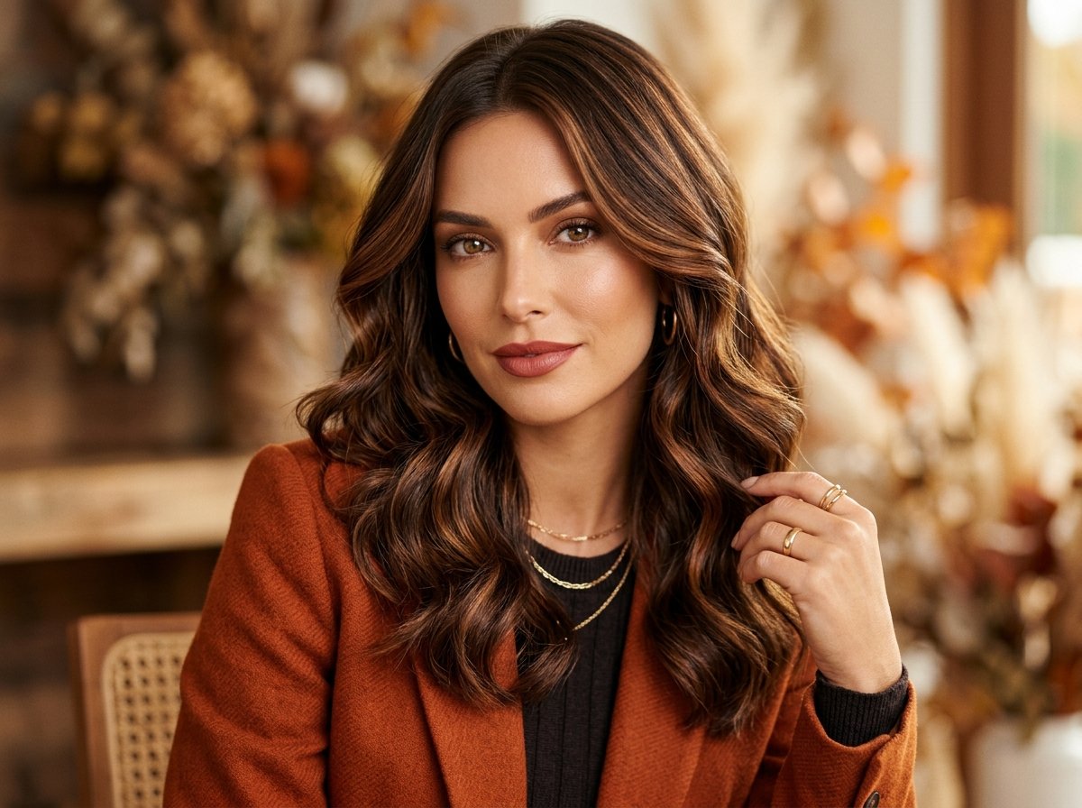 fall hair color 2026 ideas including espresso brunette copper auburn and maple blonde