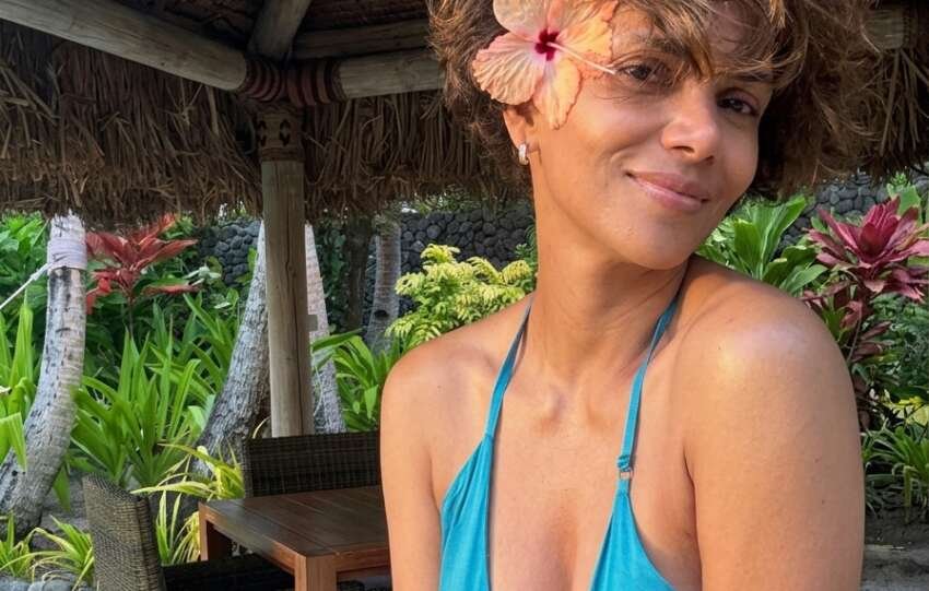 halle berry summer beauty routine